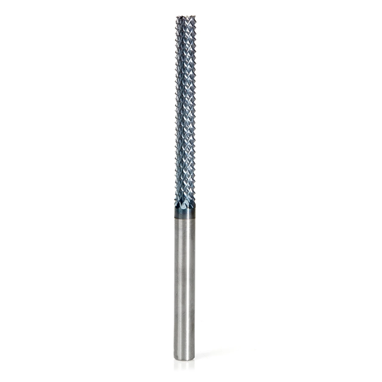 Amana Tool 48054-B High Performance Burr End 1/4 D X 2-1/8 CH X 1/4 SHK X 4 Inch Long SC Fiberglass And Composite Cutting AlTiN Coated Router Bit 8 Amana Tool 48054-B High Performance Burr End 1/4 D X 2-1/8 CH X 1/4 SHK X 4 Inch Long SC Fiberglass And Composite Cutting AlTiN Coated Router Bit - Image 6
