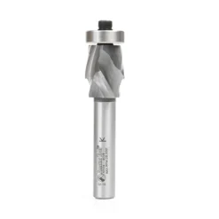 Amana Tool 57174 Solid Carbide (Brazed To Steel Shank) Flush Trim Compression 22mm D X 1-9/64 CH X 1/2 Inch SHK W/ Lower Ball Bearing Router Bit -TOOLSTODAY Sales 12995 64882.1686681056 1
