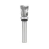 Amana Tool 57176 Solid Carbide (Brazed To Steel Shank) Spiral Pattern/Plunge Compression 7/8 D X 1-9/64 CH X 1/2 Inch SHK W/ Upper Ball Bearing Router Bit -TOOLSTODAY Sales 12997 49343.1686681252