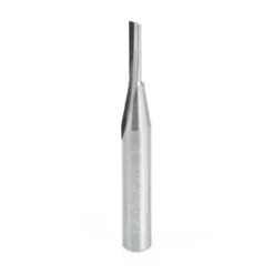Amana Tool 43500 Solid Carbide Single O Flute, Plastic Cutting 1/8 D X 1/2 CH X 1/4 SHK X 2 Inch Long Router Bit
