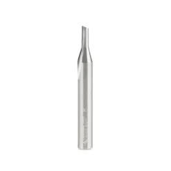 Amana Tool 43501 Solid Carbide Single O Flute, Plastic Cutting 1/8 D X 5/16 CH X 1/4 SHK X 2 Inch Long Router Bit