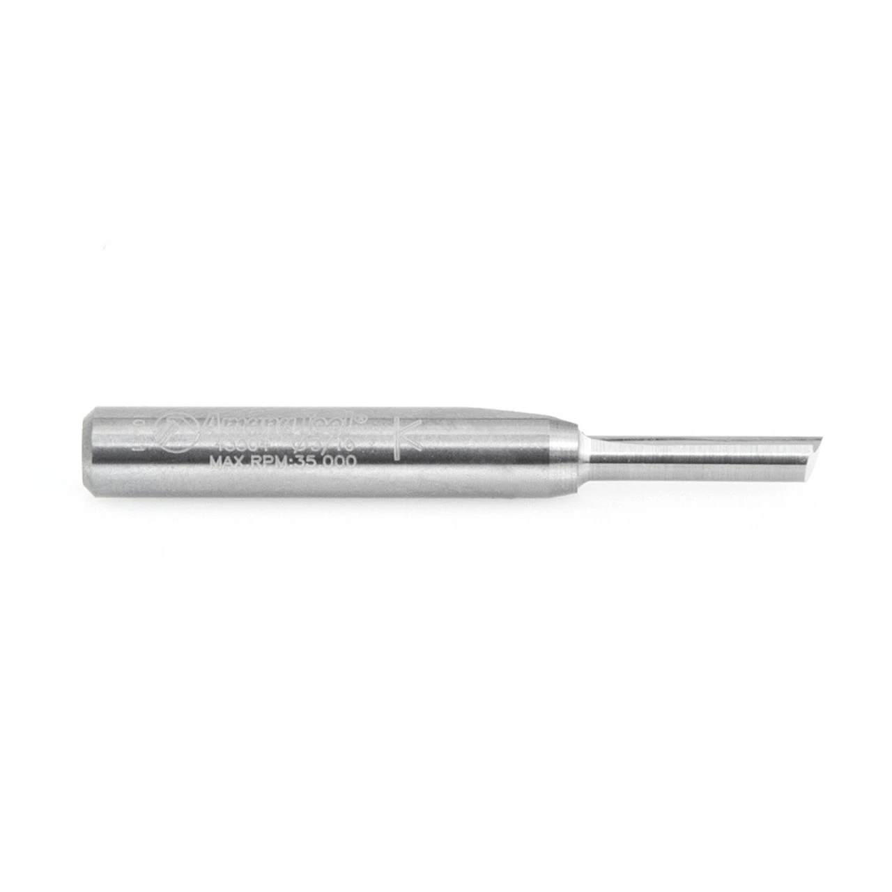 Amana Tool 43504 Solid Carbide Single O Flute, Plastic Cutting 3/16 D X 5/8 CH X 1/4 SHK X 2 Inch Long Router Bit 7 Amana Tool 43504 Solid Carbide Single O Flute, Plastic Cutting 3/16 D X 5/8 CH X 1/4 SHK X 2 Inch Long Router Bit - Image 5