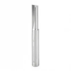 Amana Tool 43716 Solid Carbide Single Flute Straight Plunge High Production 1/4 D X 3/4 CH X 1/4 SHK X 2 Inch Long Router Bit