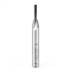 Amana Tool 43813 Solid Carbide WeatherSeal Straight 1/8 D X 1/2 CH X 1/4 Inch SHK X 1-Flute Router Bit