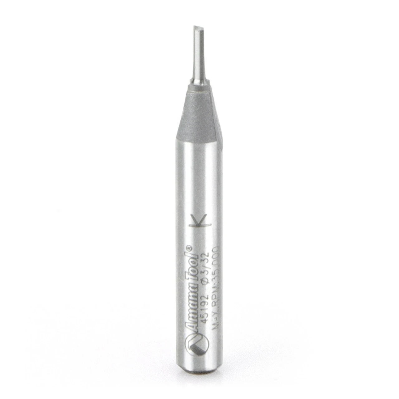 Amana Tool 45192 Solid Carbide Cutting Edge Straight Plunge High Production 3/32 D X 1/4 CH X 1/4 SHK X 1-3/4 Inch Long Router Bit 6 Amana Tool 45192 Solid Carbide Cutting Edge Straight Plunge High Production 3/32 D X 1/4 CH X 1/4 SHK X 1-3/4 Inch Long Router Bit - Image 4