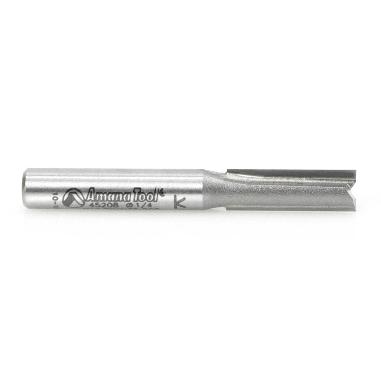 Amana Tool 45208 Carbide Tipped Straight Plunge High Production 1/4 D X 3/4 CH X 1/4 SHK X 2 Inch Long Router Bit 4 Amana Tool 45208 Carbide Tipped Straight Plunge High Production 1/4 D X 3/4 CH X 1/4 SHK X 2 Inch Long Router Bit - Image 2