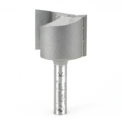Amana Tool 45236 Carbide Tipped Straight Plunge High Production 1 D X 3/4 CH X 1/4 SHK X 2 Inch Long Router Bit