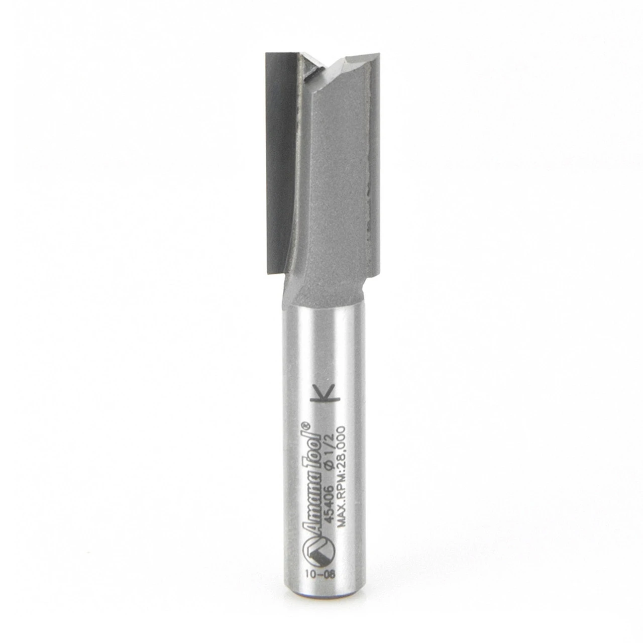 Amana Tool 45406 Carbide Tipped Straight Plunge High Production 1/2 D X 1 Inch CH X 3/8 SHK Router Bit 6 Amana Tool 45406 Carbide Tipped Straight Plunge High Production 1/2 D X 1 Inch CH X 3/8 SHK Router Bit - Image 4