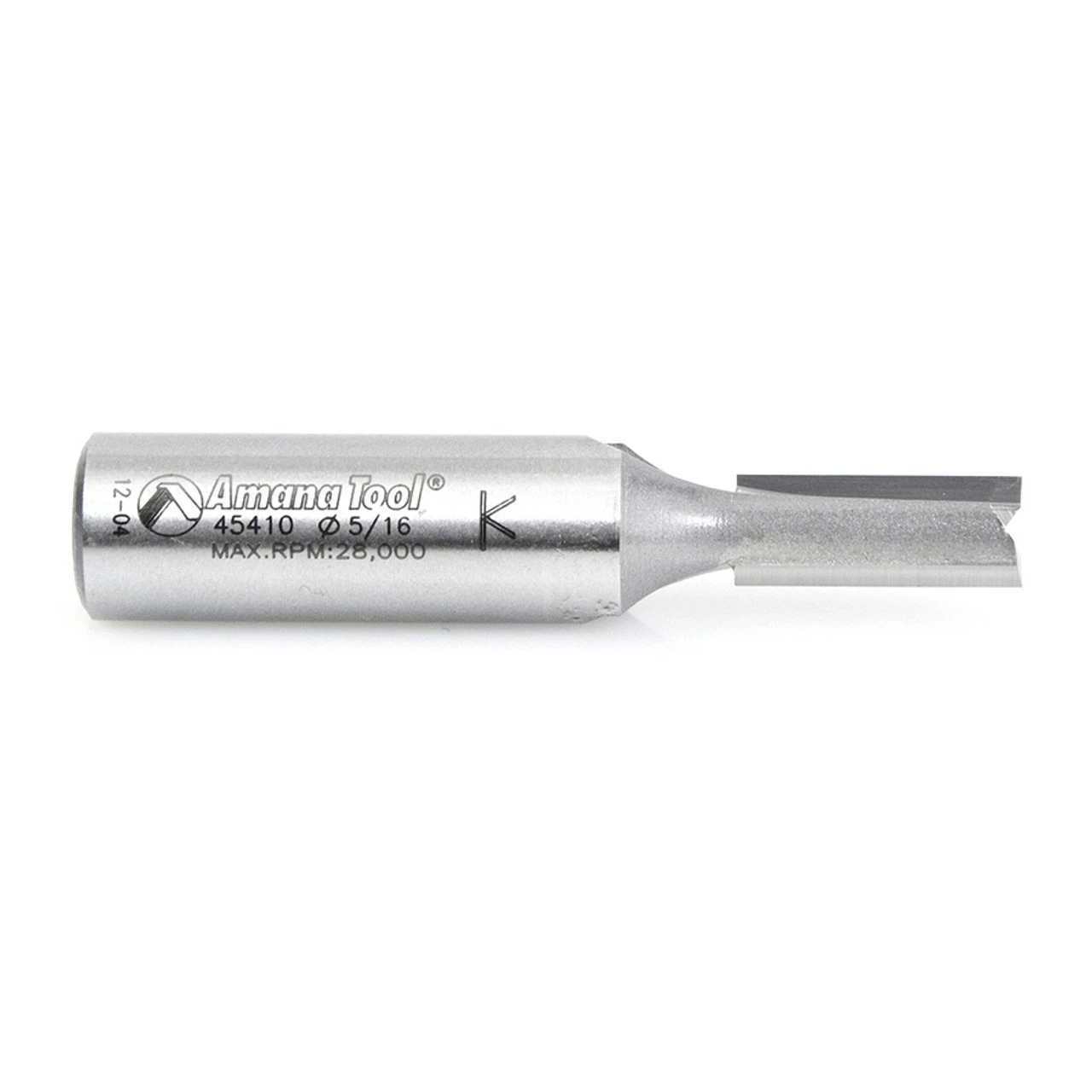 Amana Tool 45410 Carbide Tipped Straight Plunge High Production 5/16 D X 3/4 CH X 1/2 SHK X 2-1/2 Inch Long Router Bit 4 Amana Tool 45410 Carbide Tipped Straight Plunge High Production 5/16 D X 3/4 CH X 1/2 SHK X 2-1/2 Inch Long Router Bit - Image 2