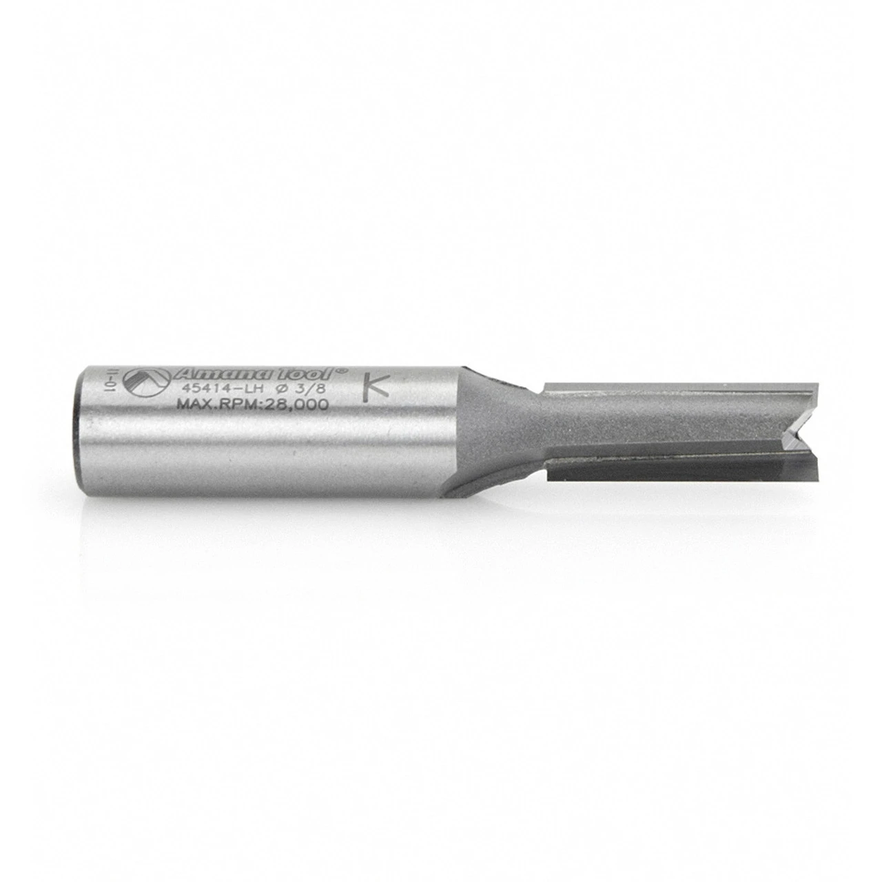 Amana Tool 45414-LH Carbide Tipped Left Hand Plunge 3/8 D X 1 Inch CH X 1/2 SHK Router Bit 4 Amana Tool 45414-LH Carbide Tipped Left Hand Plunge 3/8 D X 1 Inch CH X 1/2 SHK Router Bit - Image 2