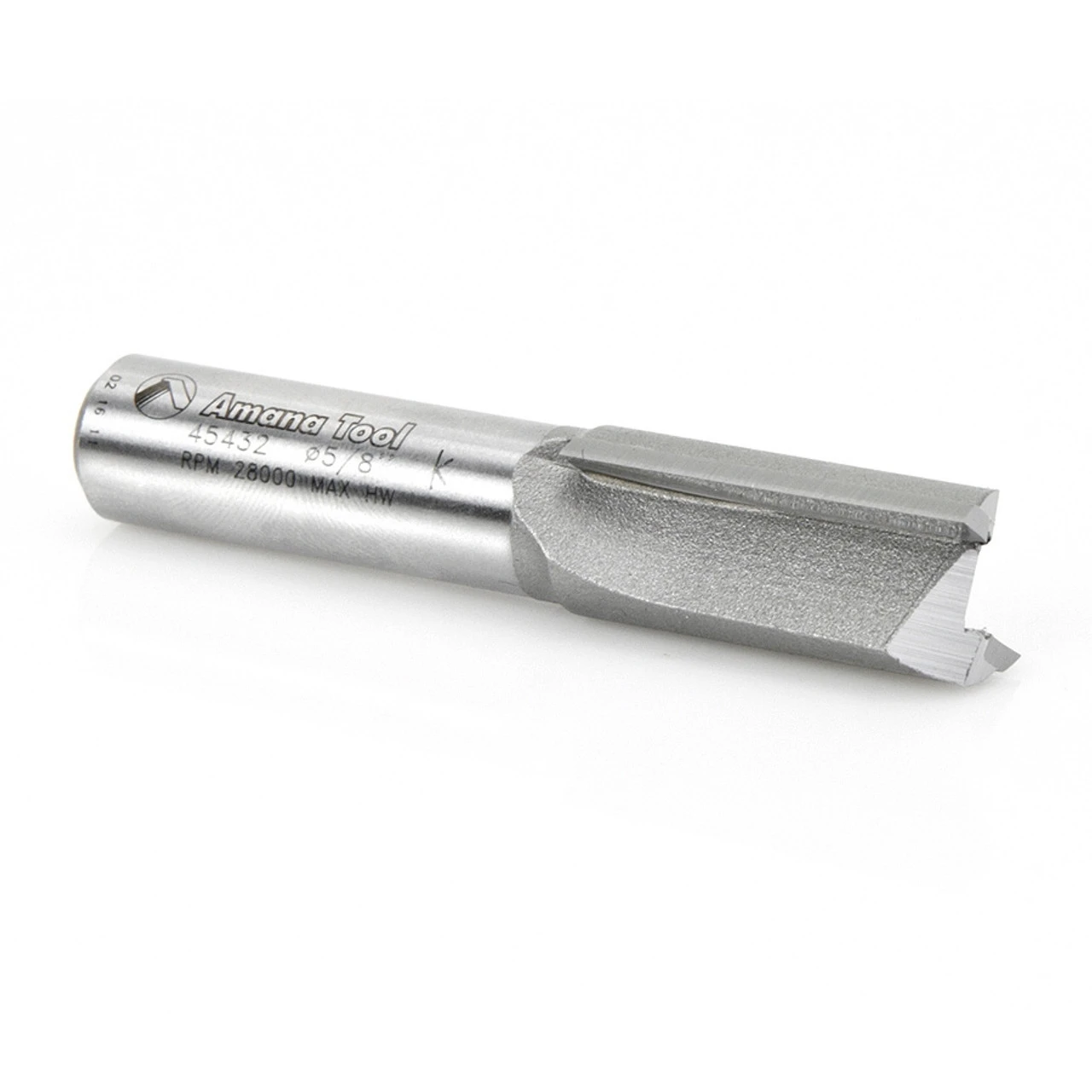 Amana Tool 45432 Carbide Tipped Straight Plunge High Production 5/8 D X 1-1/4 CH X 1/2 SHK X 2-7/8 Inch Long Router Bit 8 Amana Tool 45432 Carbide Tipped Straight Plunge High Production 5/8 D X 1-1/4 CH X 1/2 SHK X 2-7/8 Inch Long Router Bit - Image 6