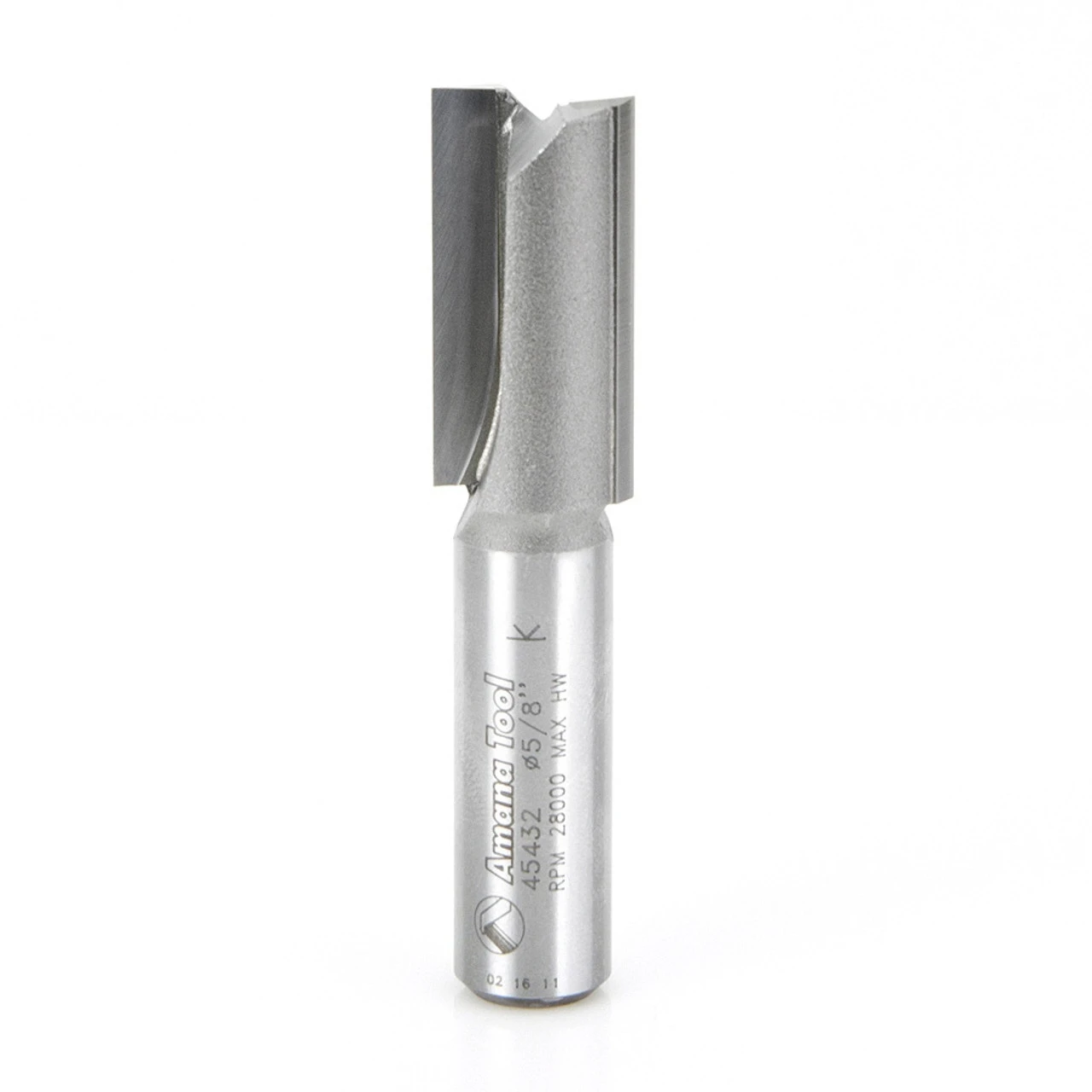 Amana Tool 45432 Carbide Tipped Straight Plunge High Production 5/8 D X 1-1/4 CH X 1/2 SHK X 2-7/8 Inch Long Router Bit 6 Amana Tool 45432 Carbide Tipped Straight Plunge High Production 5/8 D X 1-1/4 CH X 1/2 SHK X 2-7/8 Inch Long Router Bit - Image 4
