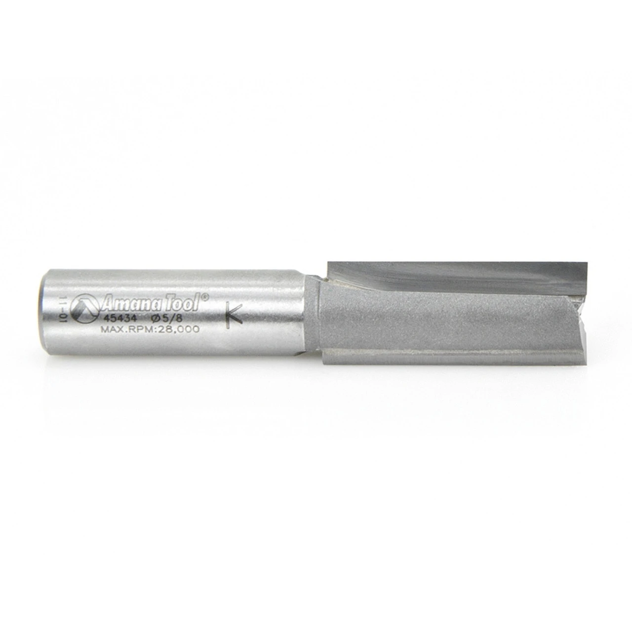 Amana Tool 45434 Carbide Tipped Straight Plunge High Production 5/8 D X 1-1/2 CH X 1/2 SHK X 3-1/8 Inch Long Router Bit 7 Amana Tool 45434 Carbide Tipped Straight Plunge High Production 5/8 D X 1-1/2 CH X 1/2 SHK X 3-1/8 Inch Long Router Bit - Image 5