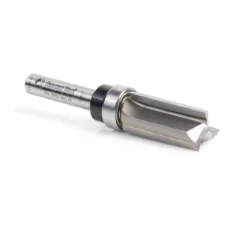 Amana Tool 45460-3TS Carbide Tipped Flush Trim Plunge Template 1/2 D X 1 CH X 1/4 Inch SHK W Upper Ball Bearing 3 Flute Router Bit -TOOLSTODAY Sales 45460 3ts c 33419.1686681272
