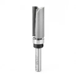 Amana Tool 45461 Carbide Tipped Flush Trim Plunge Template 1/2 D X 1-1/4 CH X 1/4 Inch SHK W/ Upper Ball Bearing Router Bit