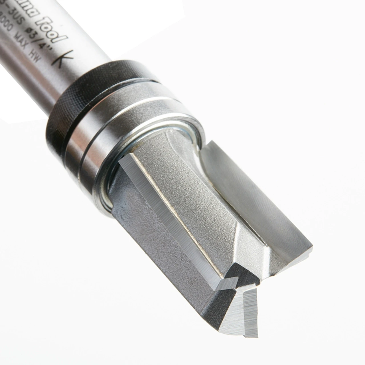 Amana Tool 45463-3US Carbide Tipped Face Plunge Template Up Shear Angle 3/4 D X 1 CH X 1/2 Inch SHK W Upper Ball Bearing 3 Flute Router Bit 7 Amana Tool 45463-3US Carbide Tipped Face Plunge Template Up Shear Angle 3/4 D X 1 CH X 1/2 Inch SHK W Upper Ball Bearing 3 Flute Router Bit - Image 5