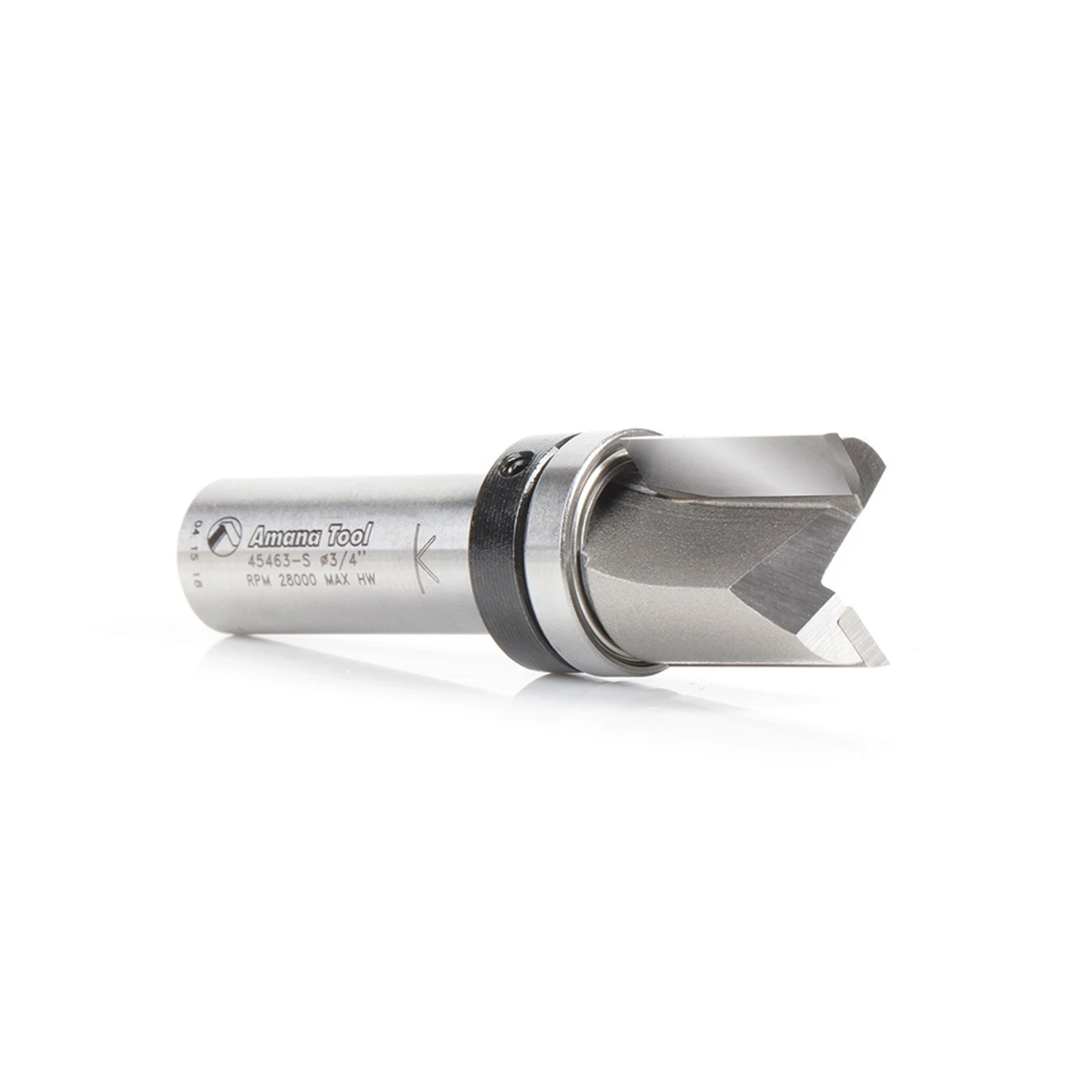 Amana Tool 45463-S Carbide Tipped Flush Trim Plunge Template 3/4 D X 3/4 CH X 1/2 Inch SHK W/ Upper Ball Bearing Router Bit 8 Amana Tool 45463-S Carbide Tipped Flush Trim Plunge Template 3/4 D X 3/4 CH X 1/2 Inch SHK W/ Upper Ball Bearing Router Bit - Image 6