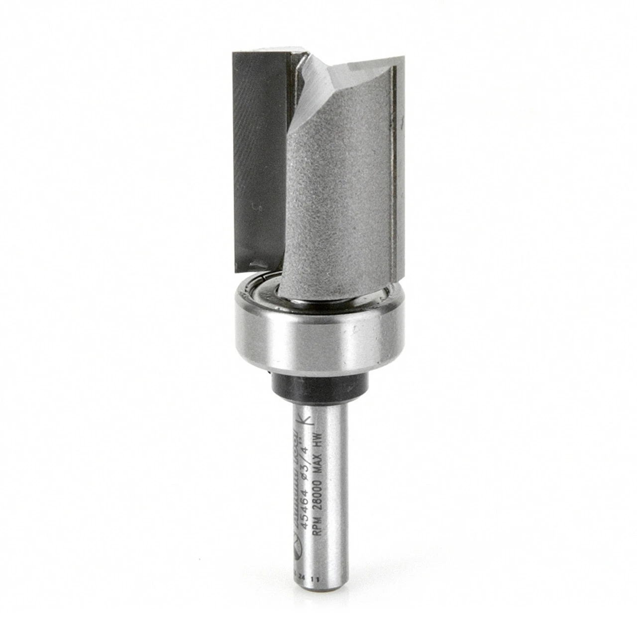 Amana Tool 45464 Carbide Tipped Flush Trim Plunge Template 3/4 D X 1 Inch CH X 1/4 SHK W/ Upper Ball Bearing Router Bit 6 Amana Tool 45464 Carbide Tipped Flush Trim Plunge Template 3/4 D X 1 Inch CH X 1/4 SHK W/ Upper Ball Bearing Router Bit - Image 4
