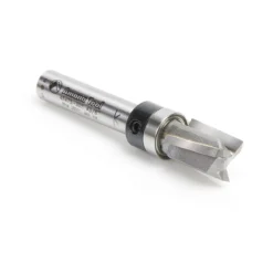 Amana Tool 45475-3DS Carbide Tipped Down Shear Angle Face Plunge Template 3/8 D X 1/2 CH X 1/4 Inch SHK W Upper Ball Bearing 3 Flute Router Bit -TOOLSTODAY Sales 45475 3ds c 29911.1686681235