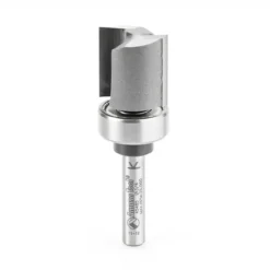Amana Tool 45485 Carbide Tipped Flush Trim Plunge Template 3/4 D X 3/4 CH X 1/4 Inch SHK W/ Upper Ball Bearing Router Bit