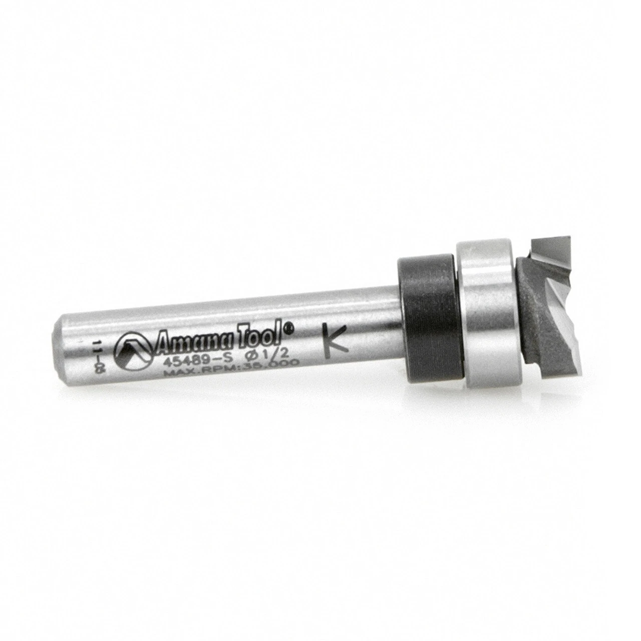 Amana Tool 45489-S Carbide Tipped Dado Clean Out 1/2 D X 1/8 CH X 1/4 Inch SHK W/ Upper Ball Bearing Router Bit 7 Amana Tool 45489-S Carbide Tipped Dado Clean Out 1/2 D X 1/8 CH X 1/4 Inch SHK W/ Upper Ball Bearing Router Bit - Image 5