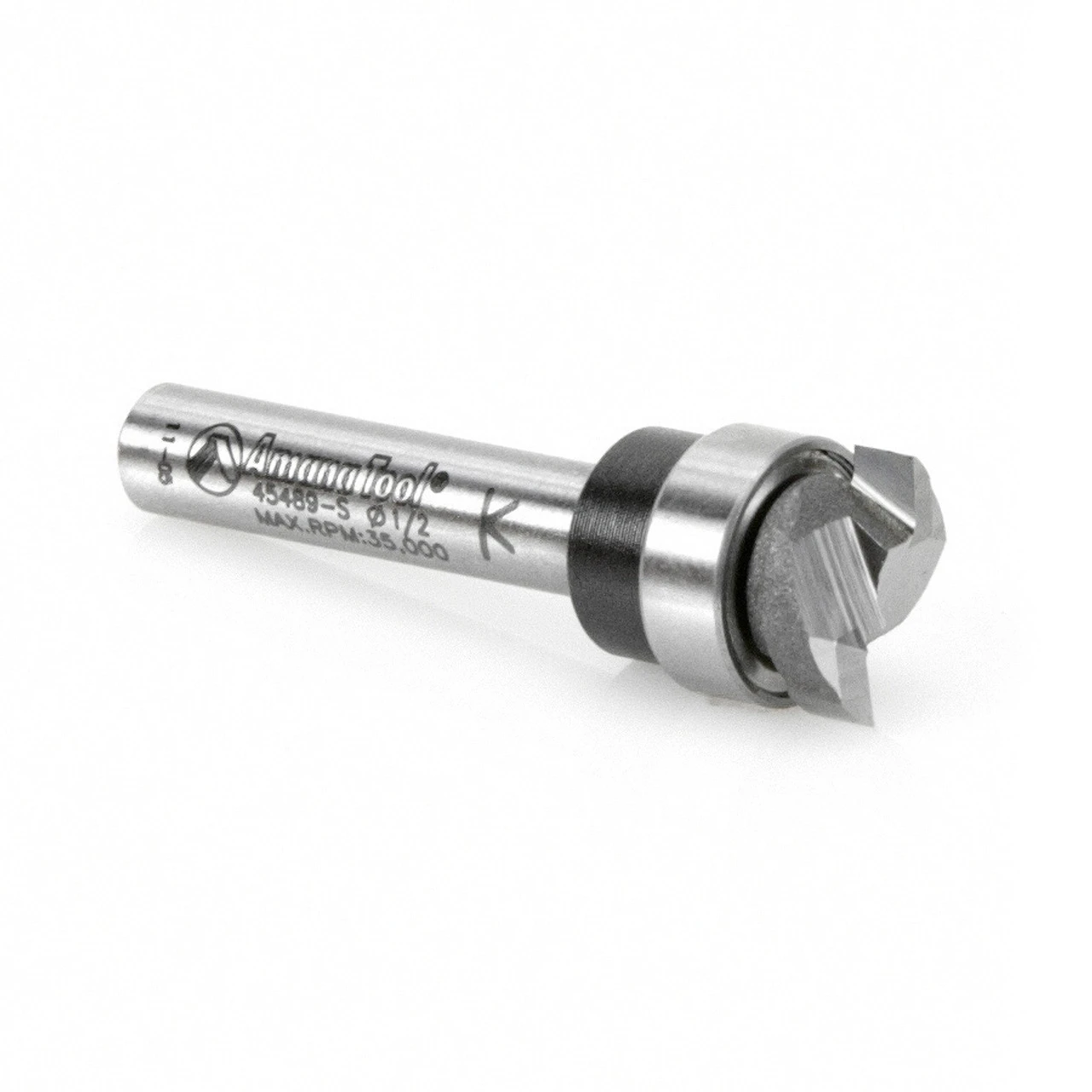 Amana Tool 45489-S Carbide Tipped Dado Clean Out 1/2 D X 1/8 CH X 1/4 Inch SHK W/ Upper Ball Bearing Router Bit 5 Amana Tool 45489-S Carbide Tipped Dado Clean Out 1/2 D X 1/8 CH X 1/4 Inch SHK W/ Upper Ball Bearing Router Bit - Image 3