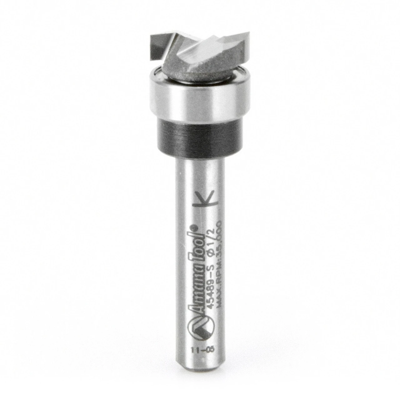 Amana Tool 45489-S Carbide Tipped Dado Clean Out 1/2 D X 1/8 CH X 1/4 Inch SHK W/ Upper Ball Bearing Router Bit 6 Amana Tool 45489-S Carbide Tipped Dado Clean Out 1/2 D X 1/8 CH X 1/4 Inch SHK W/ Upper Ball Bearing Router Bit - Image 4