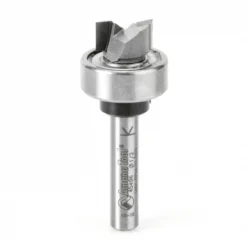 Amana Tool 45496 Carbide Tipped Flush Trim Plunge Template 1/2 D X 1/4 CH X 1/4 Inch SHK W/ Oversized Upper Ball Bearing Router Bit -TOOLSTODAY Sales 45496 1 36881.1686681088 1