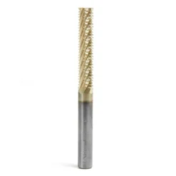 Amana Tool 46305 Solid Carbide ZrN Coated Honeycomb Hogger 3/8 D X 2 CH X 3/8 SHK X 4 Inch Long, 8-Flute CNC Router Bit