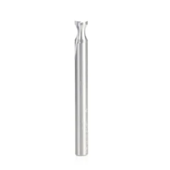 Amana Tool 46485 Solid Carbide Double O Flute Plastic Edge Rounding 1/4 D X 1/4 R X 3/8 CH X 1/4 Inch SHK Router Bit