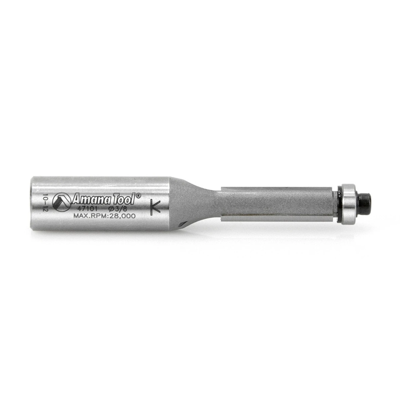Amana Tool 47101 Carbide Tipped Flush Trim 3/8 D X 1 CH X 1/2 SHK X 3-1/8 Inch Long Router Bit W/ Lower Ball Bearing 7 Amana Tool 47101 Carbide Tipped Flush Trim 3/8 D X 1 CH X 1/2 SHK X 3-1/8 Inch Long Router Bit W/ Lower Ball Bearing - Image 5