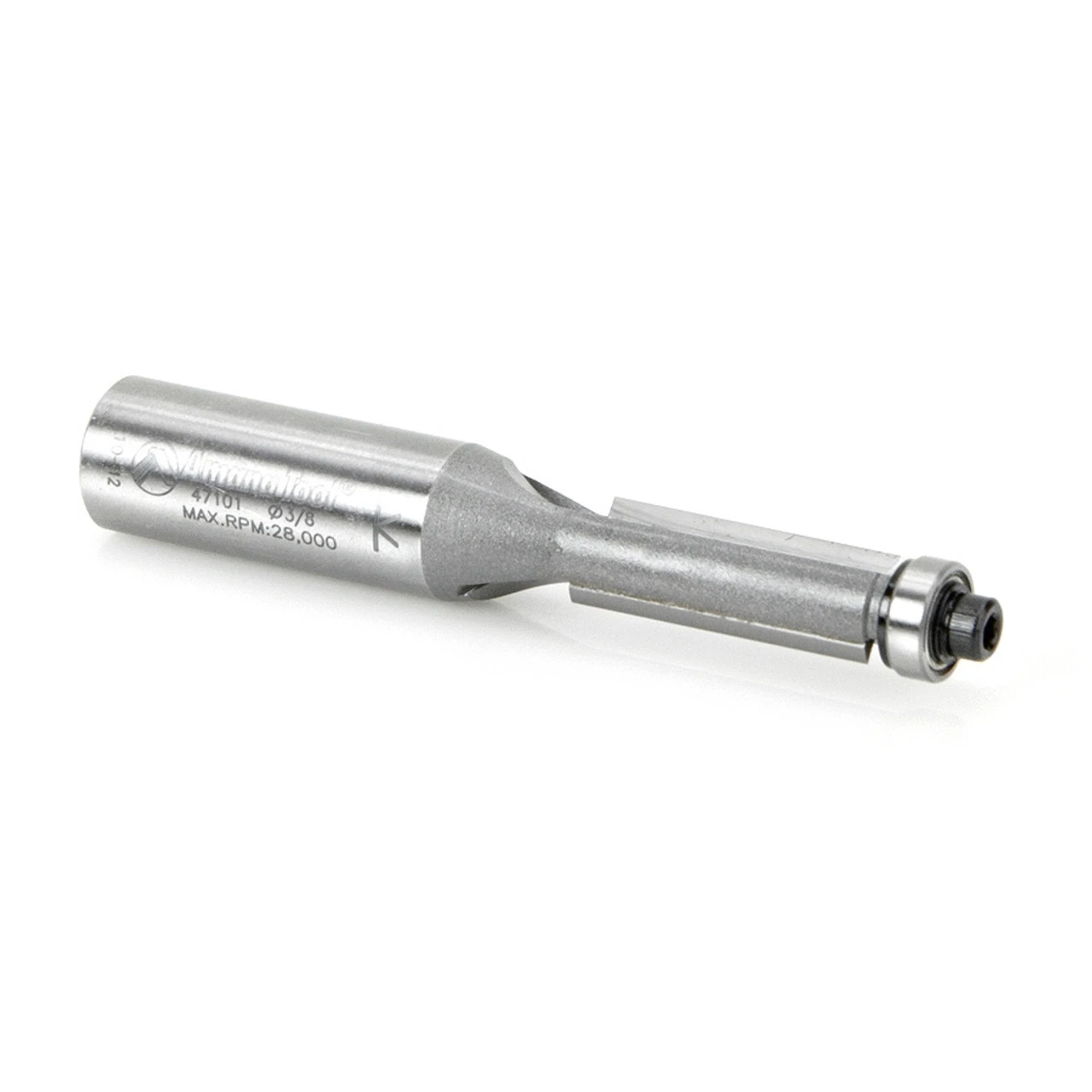 Amana Tool 47101 Carbide Tipped Flush Trim 3/8 D X 1 CH X 1/2 SHK X 3-1/8 Inch Long Router Bit W/ Lower Ball Bearing 8 Amana Tool 47101 Carbide Tipped Flush Trim 3/8 D X 1 CH X 1/2 SHK X 3-1/8 Inch Long Router Bit W/ Lower Ball Bearing - Image 6