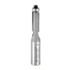 Amana Tool 47101 Carbide Tipped Flush Trim 3/8 D X 1 CH X 1/2 SHK X 3-1/8 Inch Long Router Bit W/ Lower Ball Bearing