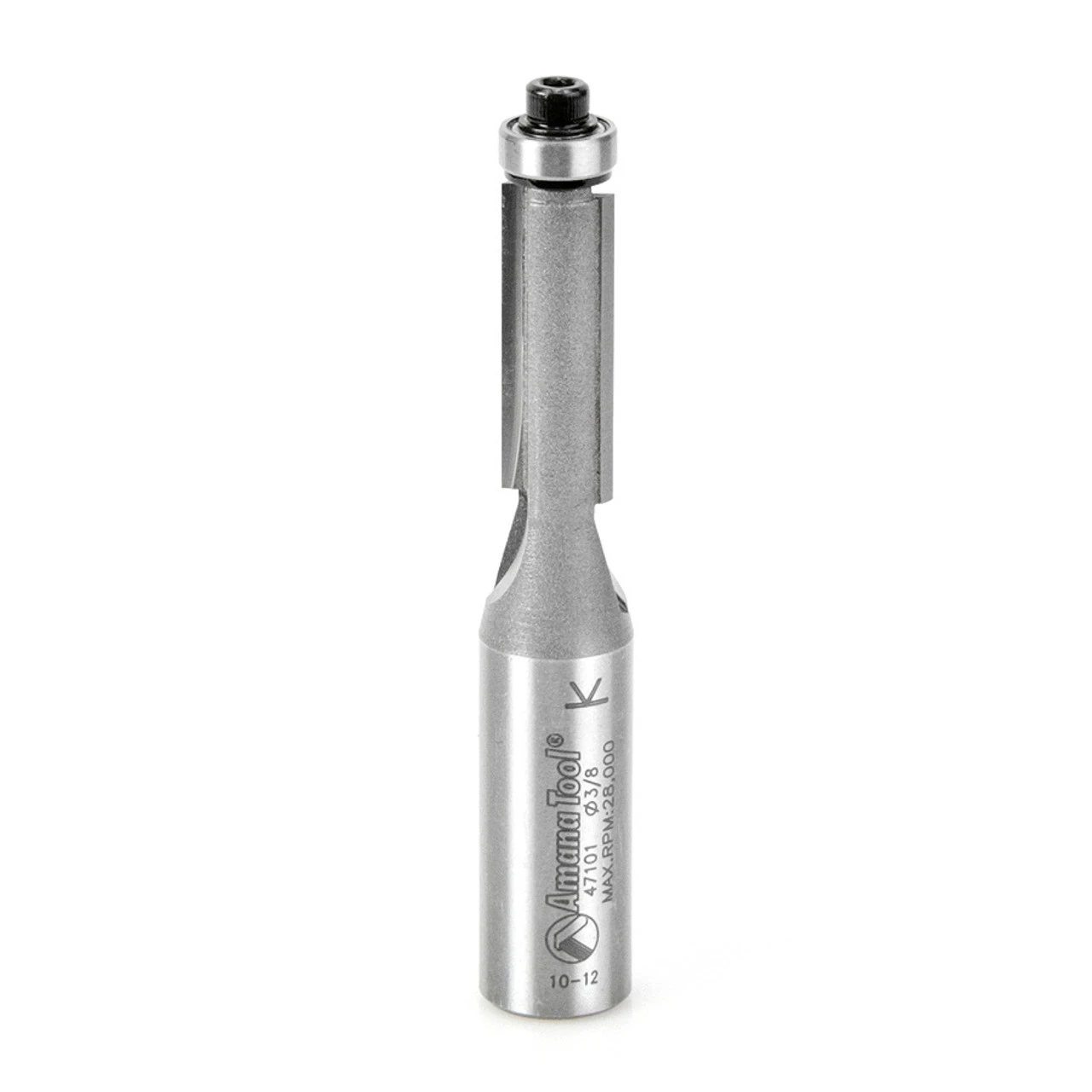 Amana Tool 47101 Carbide Tipped Flush Trim 3/8 D X 1 CH X 1/2 SHK X 3-1/8 Inch Long Router Bit W/ Lower Ball Bearing 3 Amana Tool 47101 Carbide Tipped Flush Trim 3/8 D X 1 CH X 1/2 SHK X 3-1/8 Inch Long Router Bit W/ Lower Ball Bearing