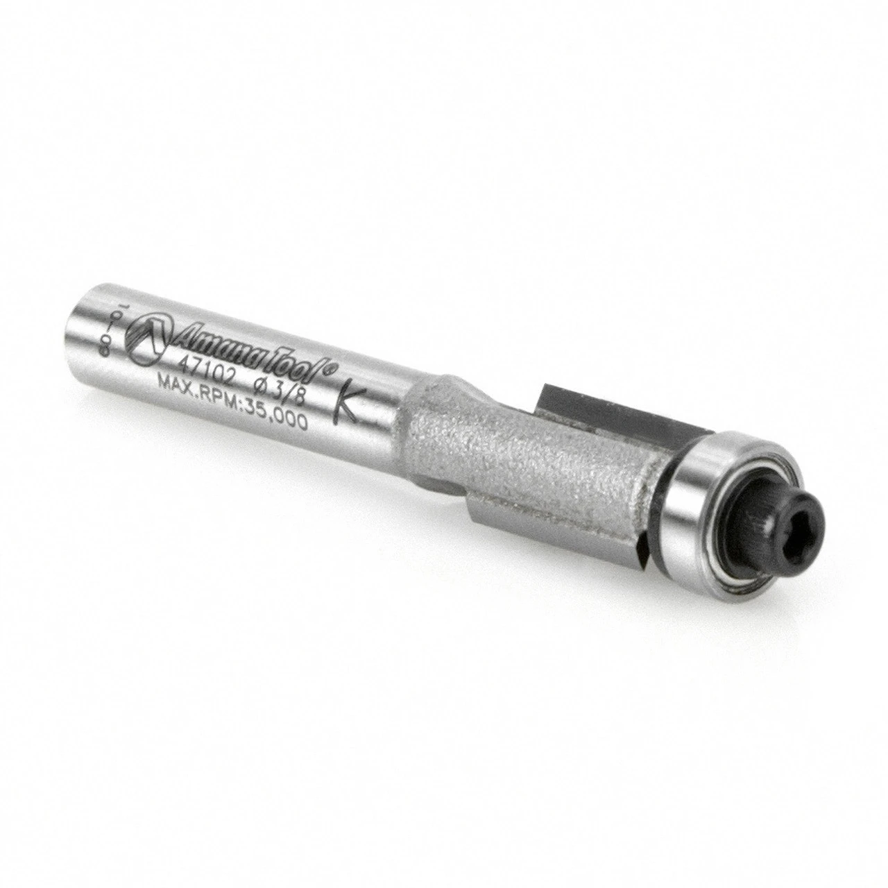 Amana Tool 47102 Carbide Tipped Flush Trim 3/8 D X 1/2 CH X 1/4 Inch SHK X 2-1/8 Inch Long Router Bit W/ Lower Ball Bearing 8 Amana Tool 47102 Carbide Tipped Flush Trim 3/8 D X 1/2 CH X 1/4 Inch SHK X 2-1/8 Inch Long Router Bit W/ Lower Ball Bearing - Image 6