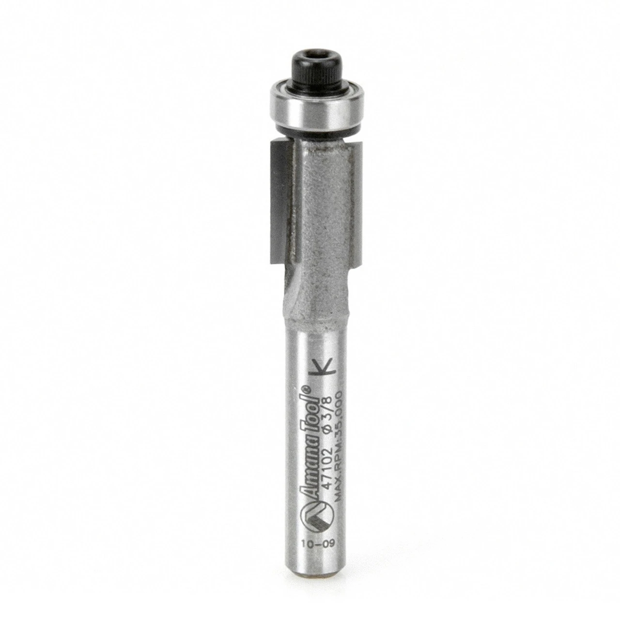 Amana Tool 47102 Carbide Tipped Flush Trim 3/8 D X 1/2 CH X 1/4 Inch SHK X 2-1/8 Inch Long Router Bit W/ Lower Ball Bearing 3 Amana Tool 47102 Carbide Tipped Flush Trim 3/8 D X 1/2 CH X 1/4 Inch SHK X 2-1/8 Inch Long Router Bit W/ Lower Ball Bearing