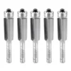Amana Tool 47105-5, 5-Pack Carbide Tipped Dynabit Laminate Flush Trim 1/2 D X 1 Inch CH X 1/4 SHK W/ Lower Ball Bearing Router Bits -TOOLSTODAY Sales 47105 5 63627.1696347125