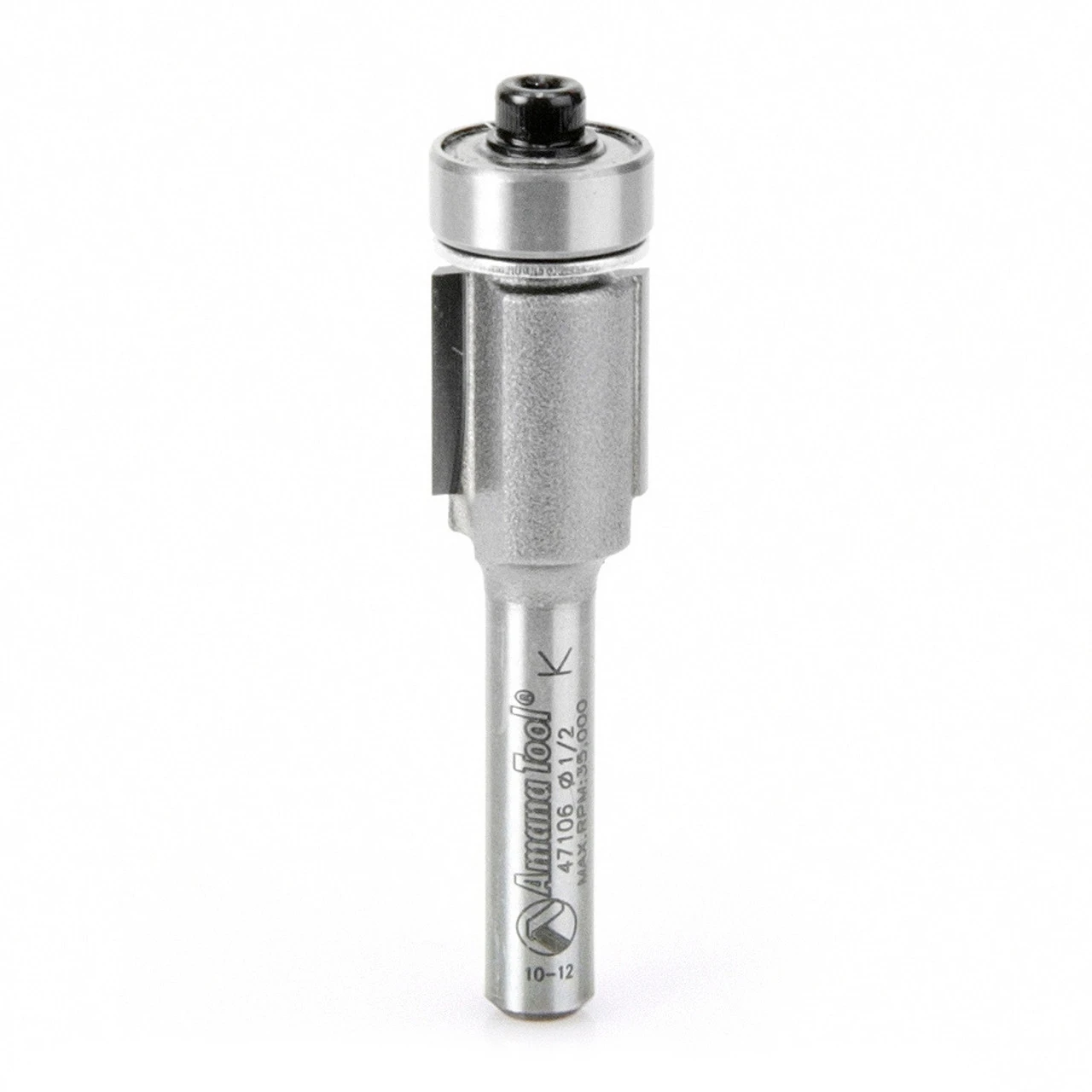 Amana Tool 47106 Carbide Tipped Flush Trim 1/2 D X 1/2 CH X 1/4 SHK X 2-1/4 Inch Long Router Bit W/ Lower Ball Bearing 3 Amana Tool 47106 Carbide Tipped Flush Trim 1/2 D X 1/2 CH X 1/4 SHK X 2-1/4 Inch Long Router Bit W/ Lower Ball Bearing