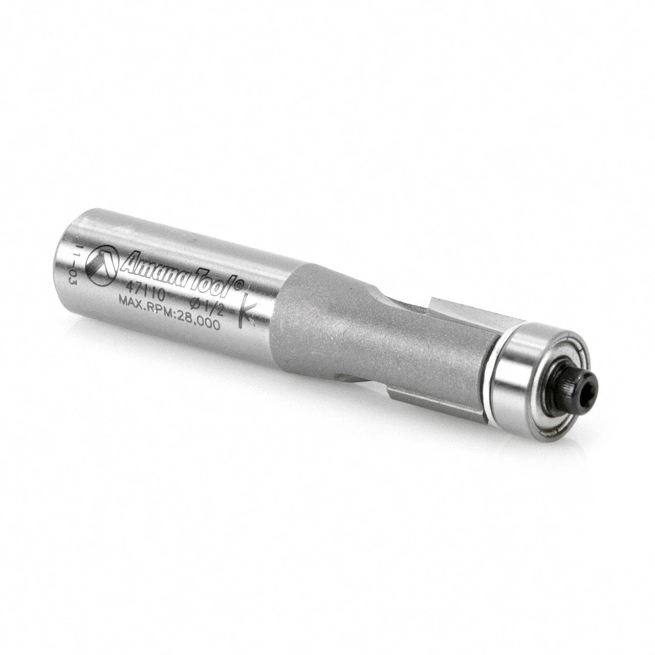 Amana Tool 47110 Carbide Tipped Flush Trim 1/2 D X 1/2 CH X 1/2 SHK X 2-3/4 Inch Long Router Bit W/ Lower Ball Bearing 5 Amana Tool 47110 Carbide Tipped Flush Trim 1/2 D X 1/2 CH X 1/2 SHK X 2-3/4 Inch Long Router Bit W/ Lower Ball Bearing - Image 3