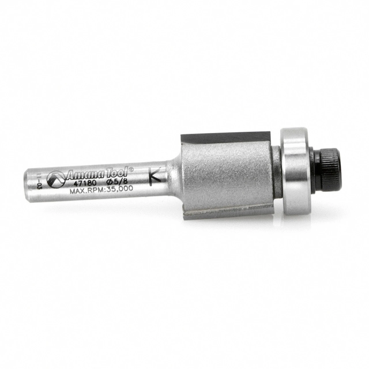 Amana Tool 47180 Carbide Tipped Dynabit Laminate Trim, Flush Helix 5/8 D X 5/8 CH X 1/4 Inch SHK W/ Lower Ball Bearing Router Bit 7 Amana Tool 47180 Carbide Tipped Dynabit Laminate Trim, Flush Helix 5/8 D X 5/8 CH X 1/4 Inch SHK W/ Lower Ball Bearing Router Bit - Image 5