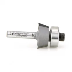 Amana Tool 47184 Carbide Tipped Dynabit Laminate Bevel Trim 15 Deg X 3/4 D X 3/8 CH X 1/4 Inch SHK W/ Lower Ball Bearing Router Bit -TOOLSTODAY Sales 47184 b 1 40221.1686680952