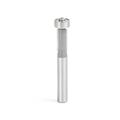 Amana Tool 47185 Carbide Tipped Overhang Trim 1/16 Overhang X 1/4 Dia X 1/2 Cut Height X 1/4 Inch Shank W/ Lower Ball Bearing Router Bit