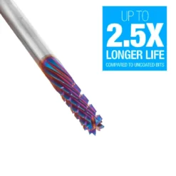 Amana Tool Amana Tool 48452-K SC Spektra Extreme Tool Life Coated Carbon Graphite Carbon Fiber Panel Cutting Down-Cut 6mm D X 19mm CH X 6mm SHK X 75mm Long Down Cut Router Bit -TOOLSTODAY Sales 48452 k z 46949.1686681095 1