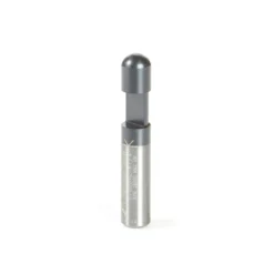 Amana Tool 51200XL Solid Carbide Panel Pilot Flush Trim 1/4 D X 1/4 CH X 1/4 SHK X 1-1/2 Inch Long Single Flute Router Bit With AlTiN Coating