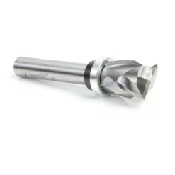 Amana Tool 57176 Solid Carbide (Brazed To Steel Shank) Spiral Pattern/Plunge Compression 7/8 D X 1-9/64 CH X 1/2 Inch SHK W/ Upper Ball Bearing Router Bit -TOOLSTODAY Sales 57176 c 88119.1686681258 1