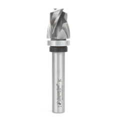 Amana Tool 57176 Solid Carbide (Brazed To Steel Shank) Spiral Pattern/Plunge Compression 7/8 D X 1-9/64 CH X 1/2 Inch SHK W/ Upper Ball Bearing Router Bit -TOOLSTODAY Sales 57176 d 52366.1686681262 1