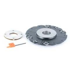 Amana Tool 61350 Insert Carbide Adjustable Groove & Rabbet W/Scorer 160mm D X 4.0 To 7.5mm CH X 1-1/4 Bore Shaper Cutter -TOOLSTODAY Sales 61350 b 2 21666.1686680934 1