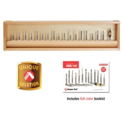 Amana Tool AMS-167 18-Pc Plastic Cutting CNC Solid Carbide Advanced Collection, 1/4 Inch SHK -TOOLSTODAY Sales ams 167 b 46239.1686681172 1
