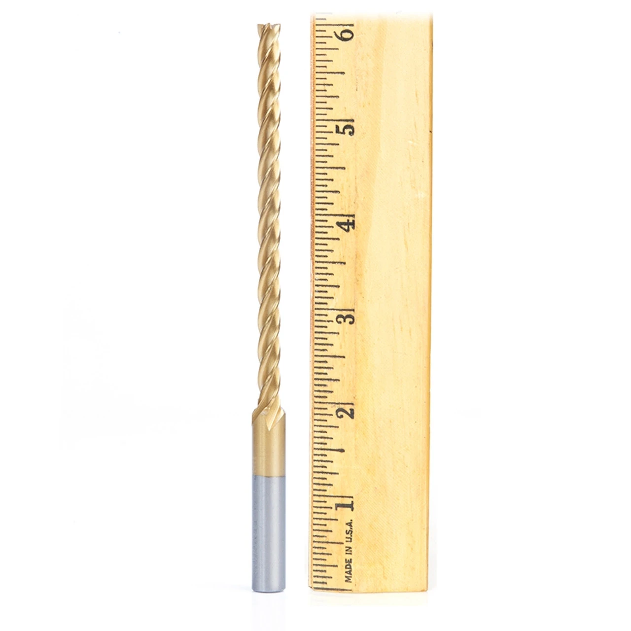 Amana Tool HSS1210 Foam Cutting Square End 1/4 D X 4 CH X 3/8 SHK X 6 Inch Long Extended Reach CNC High Speed Steel (HSS) TiN Coated 4-Flute Spiral Up-Cut Router Bit 14 Amana Tool HSS1210 Foam Cutting Square End 1/4 D X 4 CH X 3/8 SHK X 6 Inch Long Extended Reach CNC High Speed Steel (HSS) TiN Coated 4-Flute Spiral Up-Cut Router Bit - Image 12