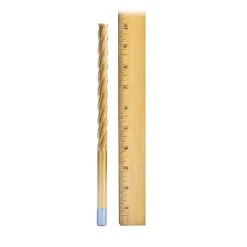 Amana Tool HSS1215 Foam Cutting Square End 1/2 D X 6 CH X 1/2 SHK X 10 Inch Long Extended Reach CNC High Speed Steel (HSS) TiN Coated 4-Flute Spiral Up-Cut Router Bit -TOOLSTODAY Sales hss1215 y 40176.1686681110